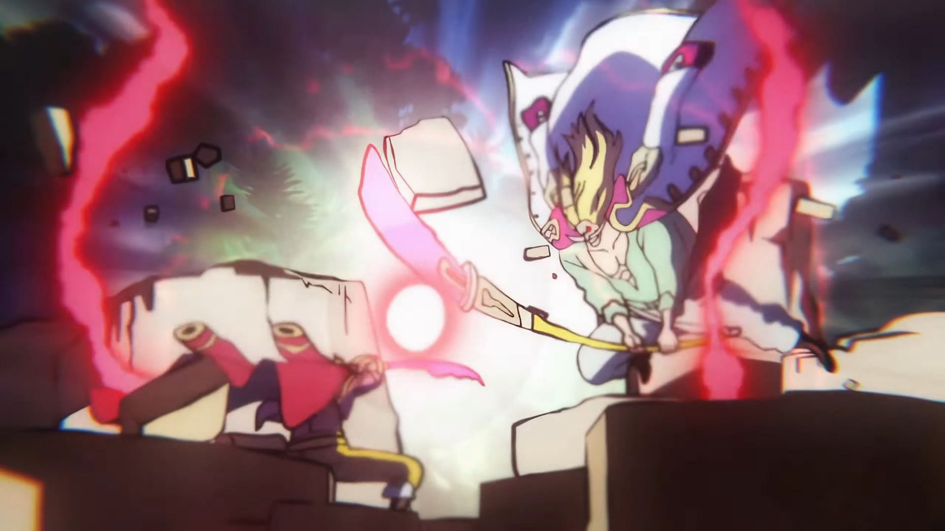 Roger vs Whitebeard (Image via Toei Animation)